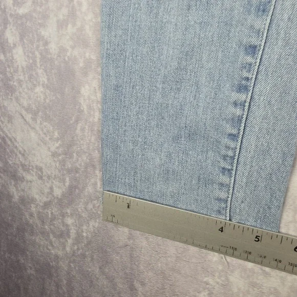 Mother Jeans Womens Size 25 The Looker Ankle Snippet Zapped Ligh Wash Blue Denim - Picture 14 of 15